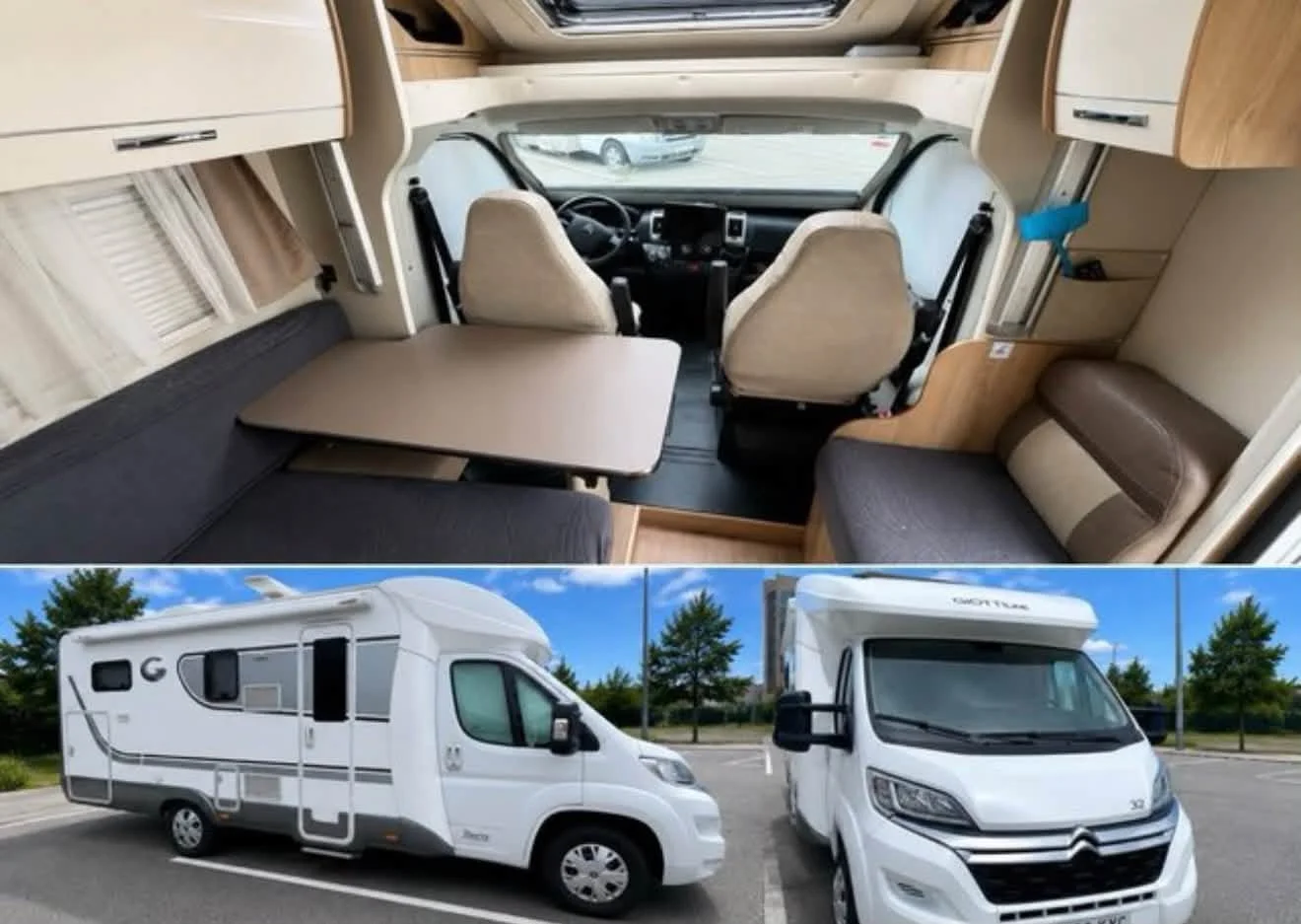 Giottiline terry T32 2019 con.camas gemelas + cama convertible