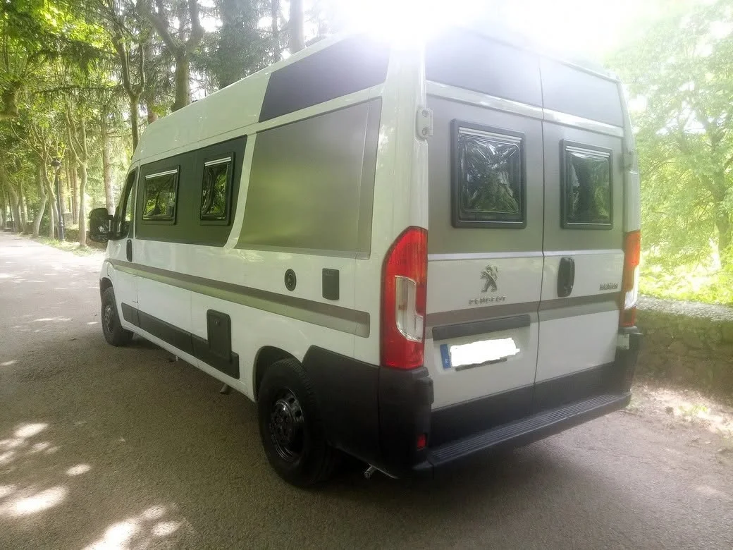 peugeot boxer l3h2 camper 4 plazas con placa solar y lifepo
